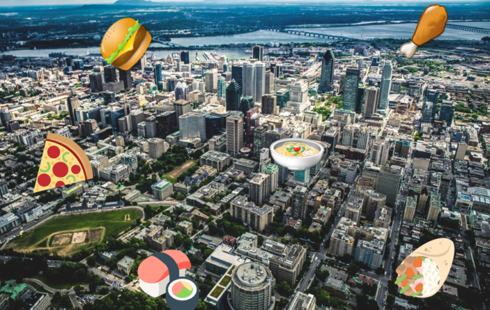 Les 50 meilleurs restaurants qui font la livraison au centre-ville de Montréal